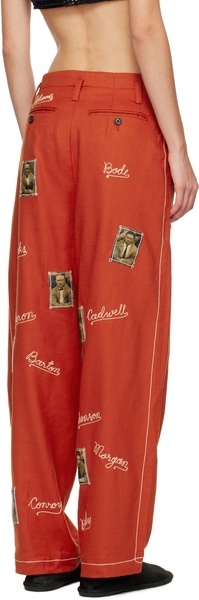 Red Alumni Trousers
