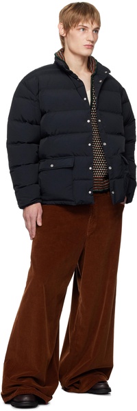 Black Burlington Puffer Down Jacket