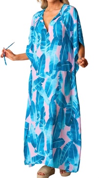 miller caftan beach cover up maxi dress in tahiti