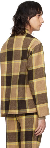 Brown Charleston Plaid Jacket