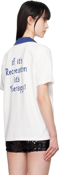 White 'Recreation' Polo
