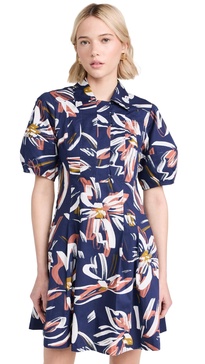 Shoshanna Women's Havanna Painterly Floral Print Dress