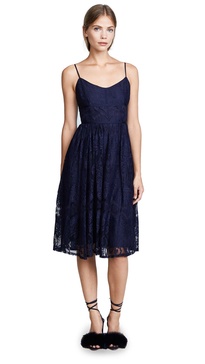 BB DAKOTA Women's Galena Lace Fit N Flare Dress