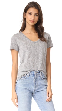 AG Adriano Goldschmied Women's Henson Speckled Heather Tee