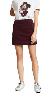 AG Adriano Goldschmied Women's Wide Wale Cord Bernadette Skirt