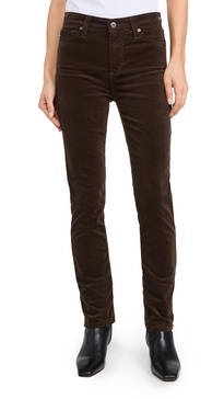 AG Adriano Goldschmied Women's Mari Mid-Rise Slim Straight