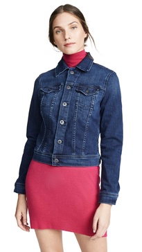AG Adriano Goldschmied Women's Robyn Fitted Stretch Jean Jacket