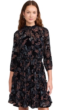 Shoshanna Women's Velvet Burnout Arlene Dress