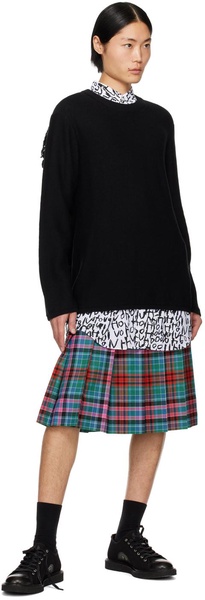 Black Fringe Sweater