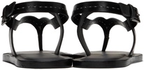 Leather thong sandals
