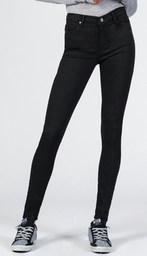 gisele high rise super skinny denim in so black