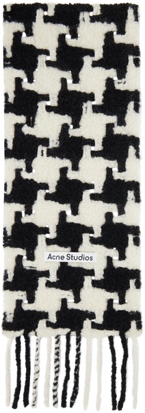 Acne Studios Vadik Houndstooth Scarf