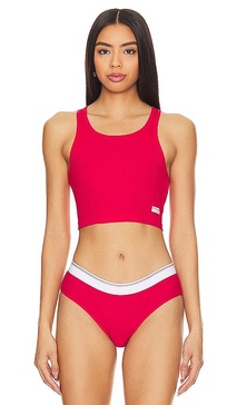 Cropped Racer Tank