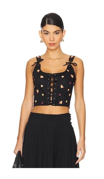 TOP À LACETS