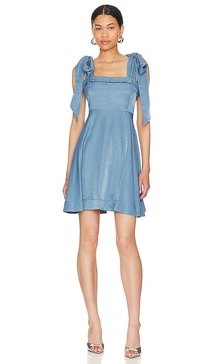 Tie Strap Skater Dress