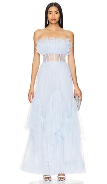 Long Corset Evening Dress
