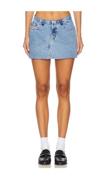 Undone Mini Rise Micro Skirt