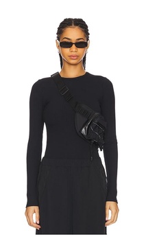 Ribbed Modal Long Sleeve Top