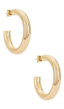 Medium Thick Classic Hoops