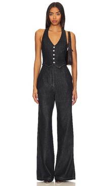 X Revolve Isadore Denim Jumpsuit