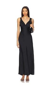 Ruched Cup Slip Maxi Dress