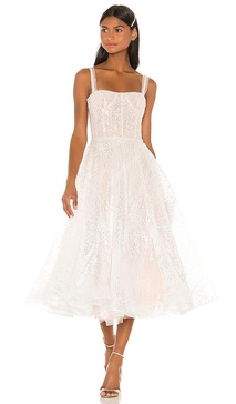 Mademoiselle Bridal Midi Dress