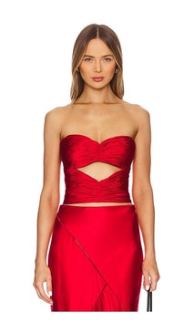 Cut Out Bustier Top