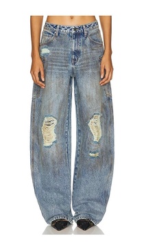 Bexley High Rise Chippy Barrel Pant
