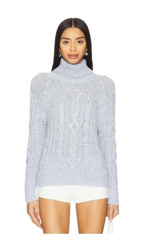 Elsa Paillette Cable Sweater