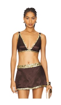 Celene Hand Beaded Bralette