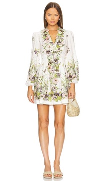 Halliday Plunge Mini Dress