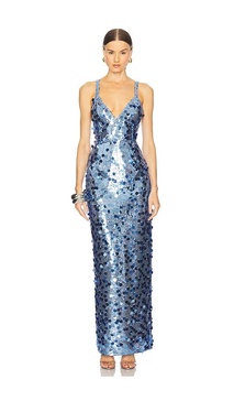 Allegra Sequin Maxi Dress