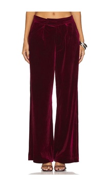 High Waisted Pleated Trouser