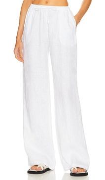 Linen Drawstring Trouser