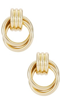 Interlocking Hoop Earrings