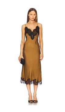 VESTIDO CON DETALLE DE ENCAJE LENNON