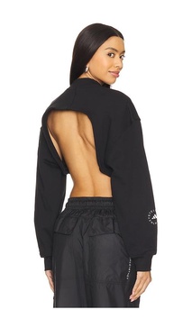 True Casuals Cropped Sportswear Sweatshirt