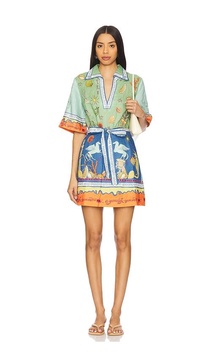 Surrealist Summer V Mini Dress