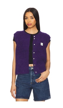 East Sleeveless Cardigan