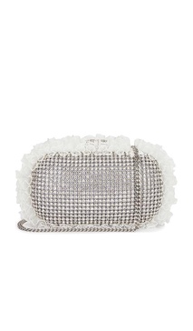 x Christopher Kane Crystal Lace Detail Clutch