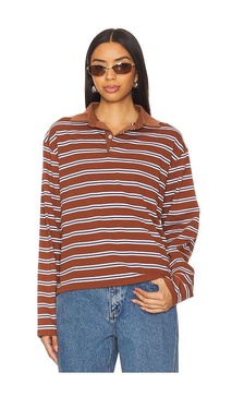 Sophia Oversized Henley Top