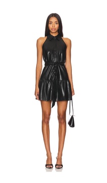 Miranda Vegan Tiered Mini Dress