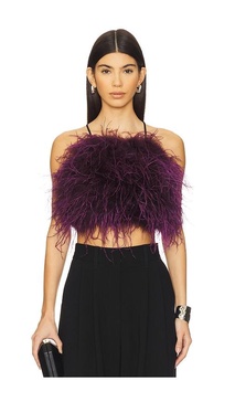 Feather Halter Top