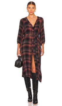Button Down Midi Dress