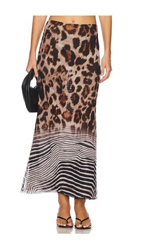 x REVOLVE Brace Maxi Skirt