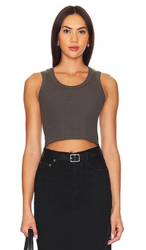 Cropped Poppy Tank