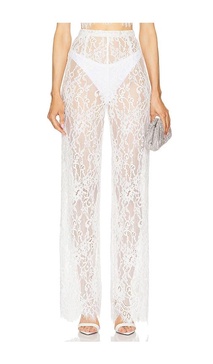 Capri Blanc Lace Pant