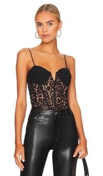 Anne Corded Lace Bodysuit