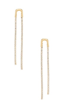 Double Crystal Drop Earring