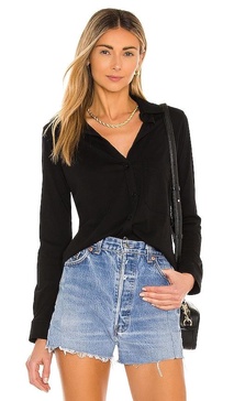 Light Weight Jersey Button Up